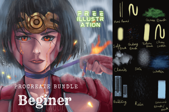 Download Procreate Beginner’s Brush Set - Premium Resources