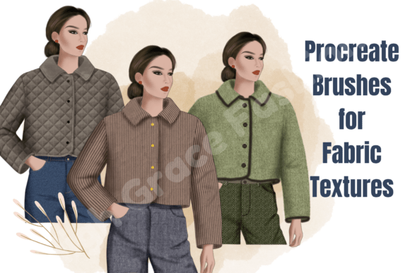 Download 13 Fabric Texture Brushes for Procreate - Fabric texture Collection