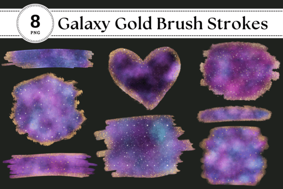 Download Starry Galaxy Brush Strokes PNG Clipart - Premium Resources
